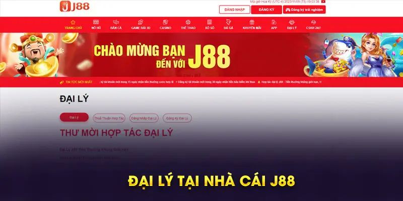 Tìm hiểu về hệ thống đại lý J88